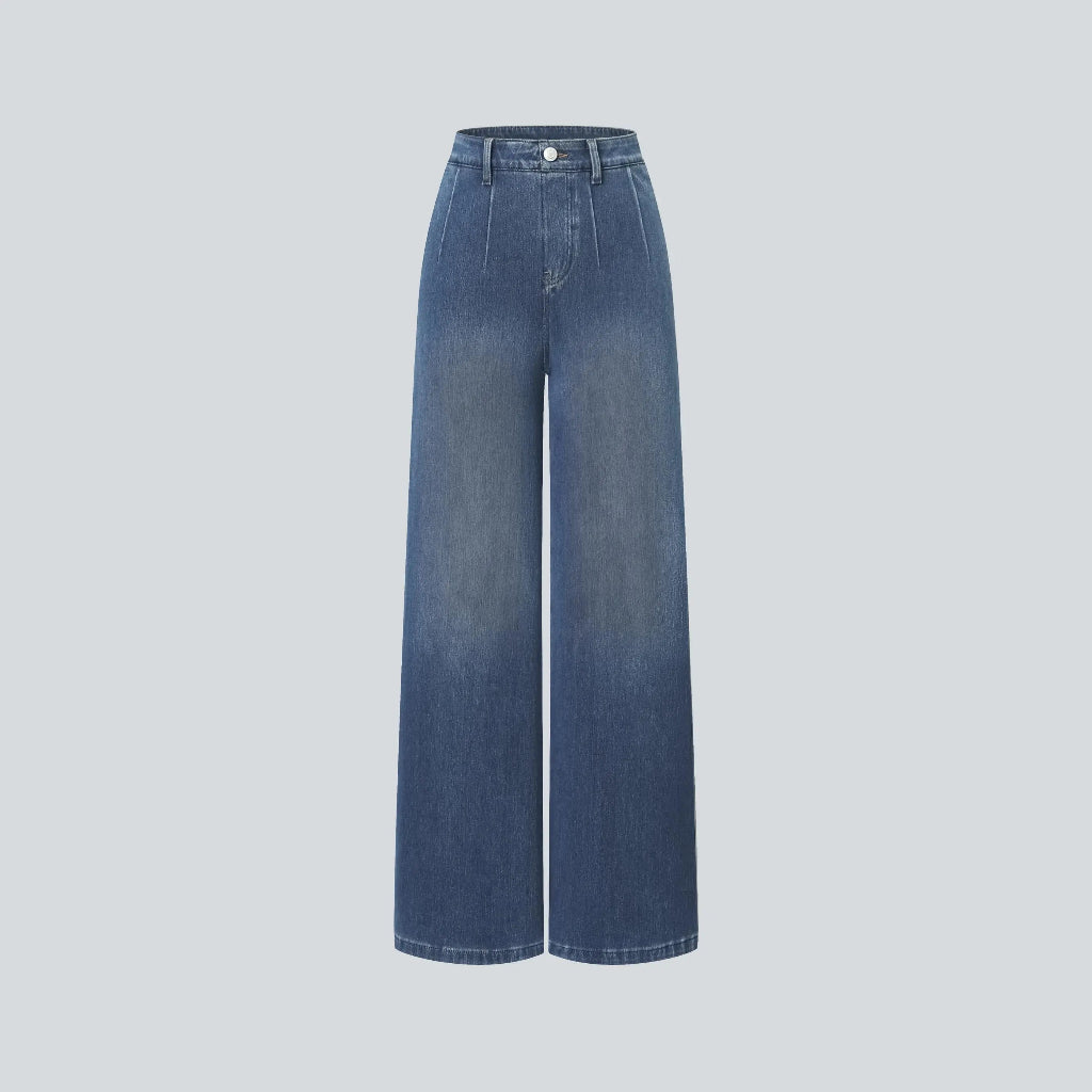 👖High Waisted Tummy Control Wide Leg Jeans