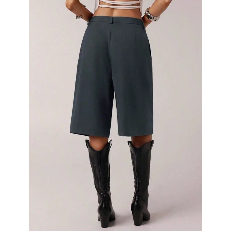 Women's Bermuda Shorts – Comfortable Fit Business Casual Summer Shorts