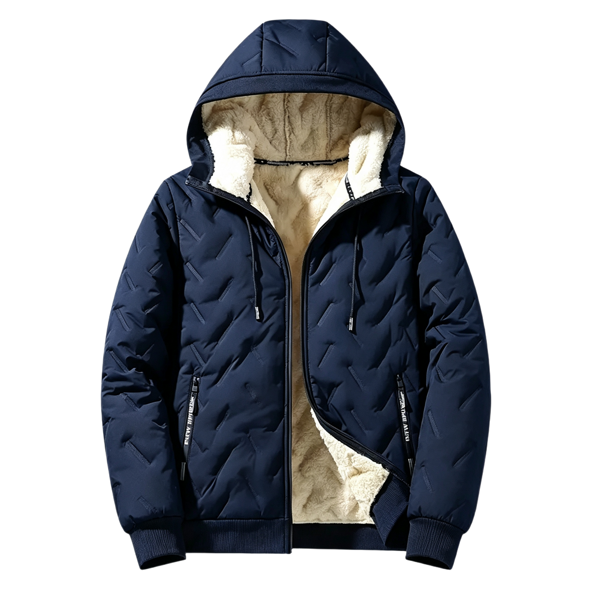 Unisex Fleece‐Lined Hooded Winter Jacket