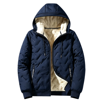 Unisex Fleece‐Lined Hooded Winter Jacket