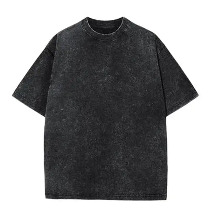 Men’s Oversized Vintage Acid-Wash T-Shirt – 100% Heavyweight Cotton Streetwear for Gym & Everyday Wear