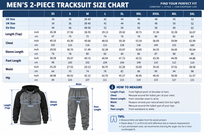 Men's 2-Piece Casual Tracksuit Set with Lace-Up Hoodie and Cargo Jogger Pants