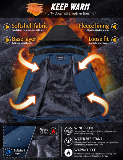 💝💝BESTSELLER| Men's Fleece-Lined Outdoor Jacket