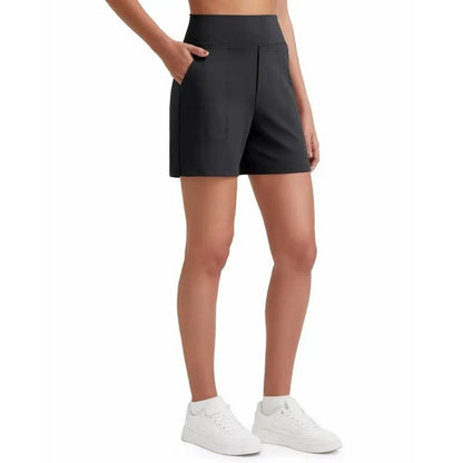 Women's Athletic Shorts✨ High Waisted Running Yoga Shorts Summer Casual Burmuda Shorts🌟 with Pockets Activewear💥