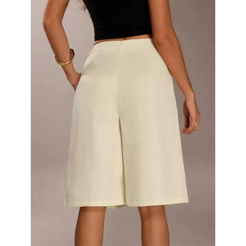 Women's Bermuda Shorts – Comfortable Fit Business Casual Summer Shorts