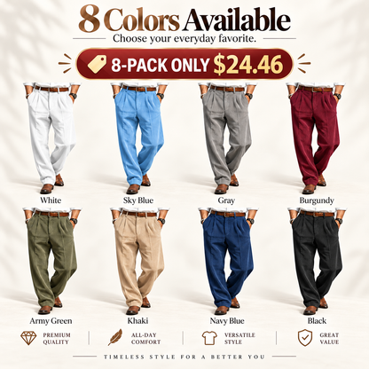 Men's Premium Corduroy Straight Leg Pants
