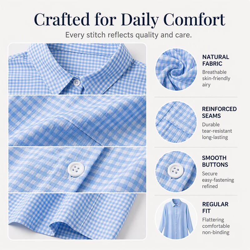 ✨Fresh Drop - Relaxed Fit Plaid Button-Up