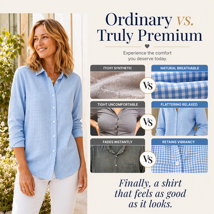 ✨Fresh Drop - Relaxed Fit Plaid Button-Up