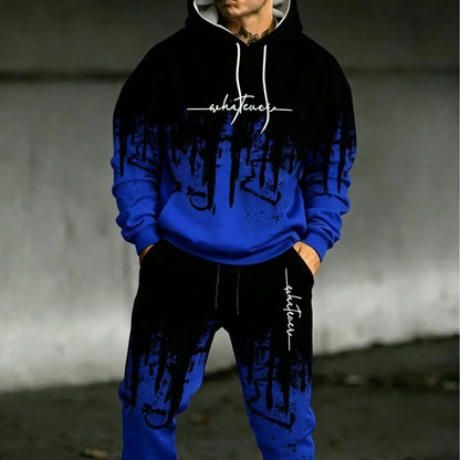 ⏳Time-Limited Special⏰Men's Gradient Tracksuit Set - Hoodie and 2 piece set