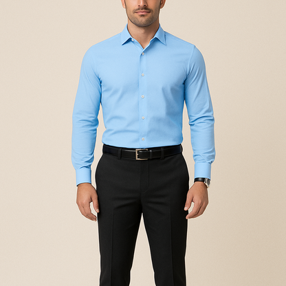 Men's Super Stretchy Dress Shirt Quick-Drying Breathable Anti