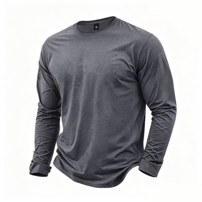 Men's Lightweight Long Sleeve T-Shirt – Casual Loose Fit