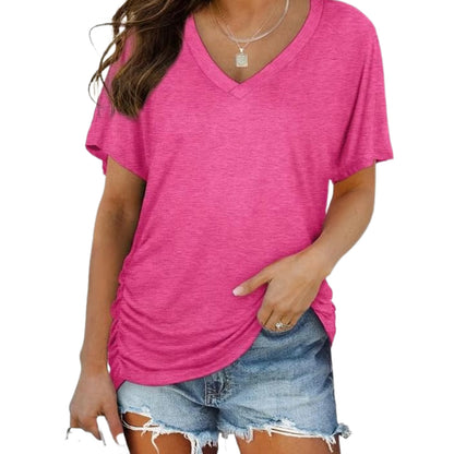 Classic V-Neck Short Sleeve T-Shirt👕 | Ultra-Soft Everyday Essential