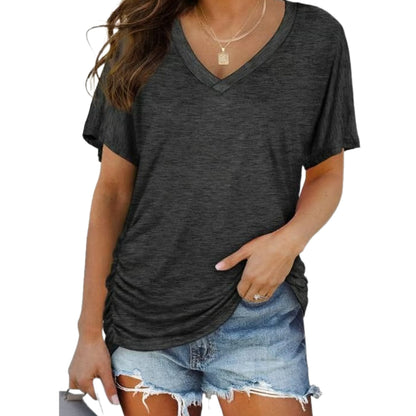 Classic V-Neck Short Sleeve T-Shirt👕 | Ultra-Soft Everyday Essential