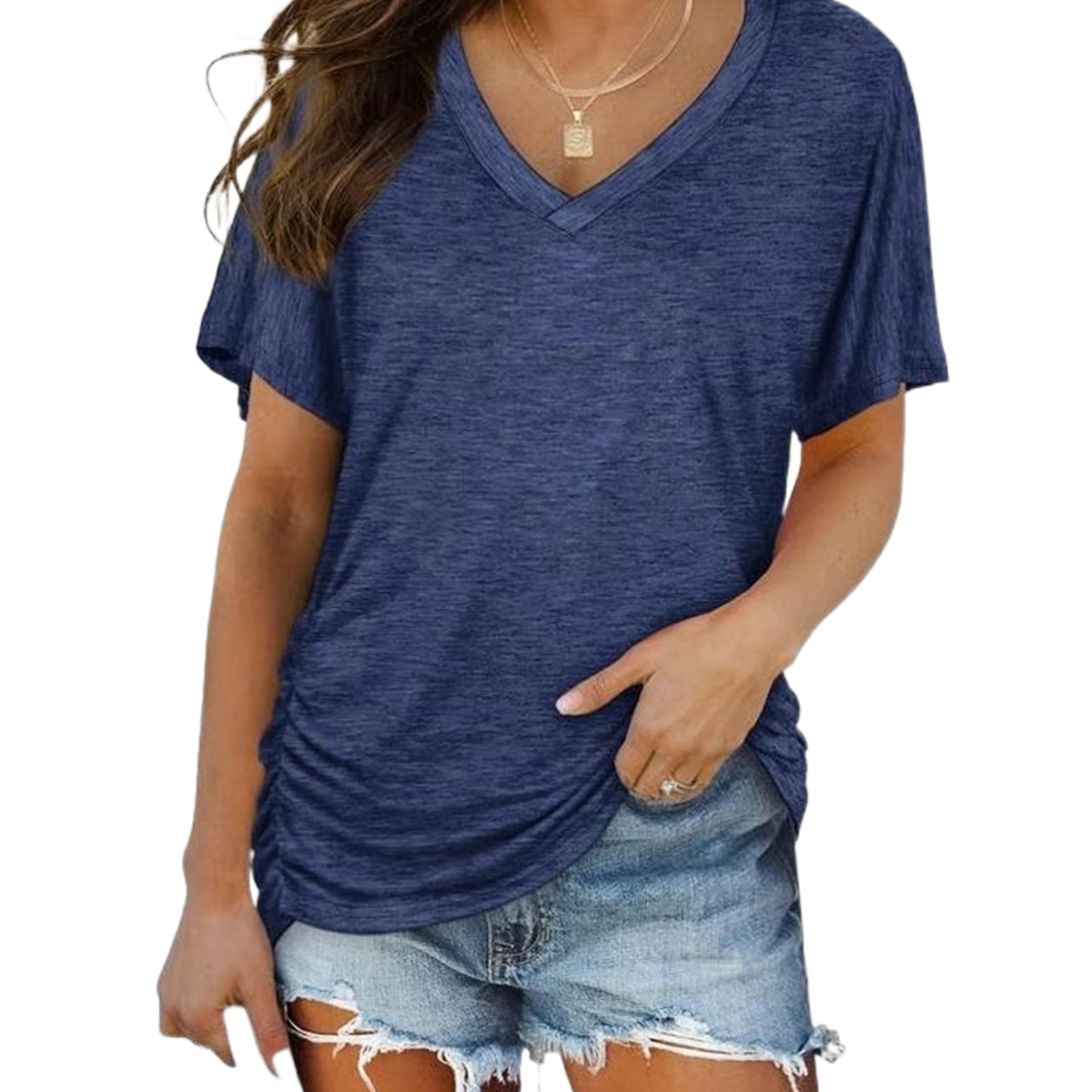 Classic V-Neck Short Sleeve T-Shirt👕 | Ultra-Soft Everyday Essential