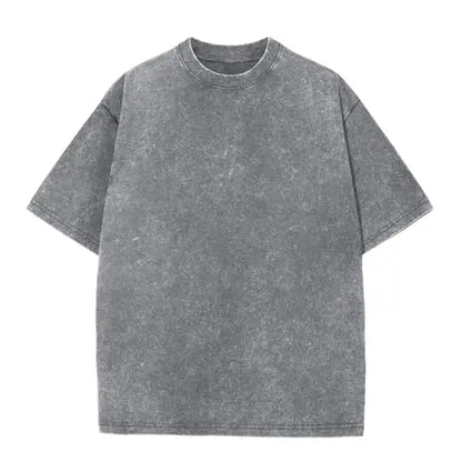 Men’s Oversized Vintage Acid-Wash T-Shirt – 100% Heavyweight Cotton Streetwear for Gym & Everyday Wear