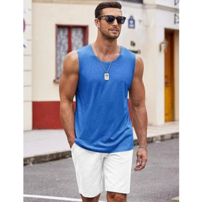 🔥8 Gym Muscle Shirts for Only $24.99🔥Men's Workout Tank Top Casual Soft Sleeveless Gym Muscle Shirts Bodybuilding Tee