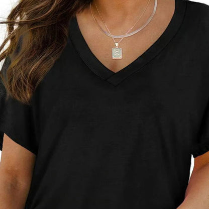 Classic V-Neck Short Sleeve T-Shirt👕 | Ultra-Soft Everyday Essential