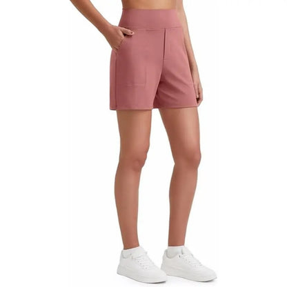 Women's Athletic Shorts✨ High Waisted Running Yoga Shorts Summer Casual Burmuda Shorts🌟 with Pockets Activewear💥