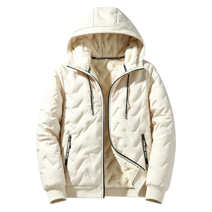 Unisex Fleece‐Lined Hooded Winter Jacket