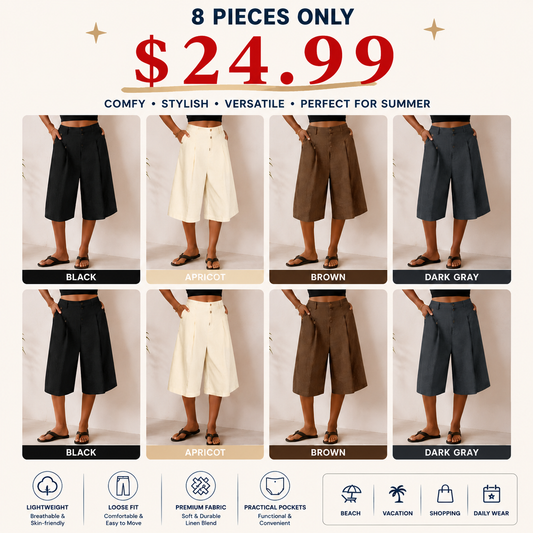 Women's Bermuda Shorts – Comfortable Fit Business Casual Summer Shorts