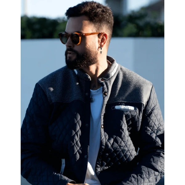 Men's Diamond Quilted Puffer Down Jacket Lightweight Casual .