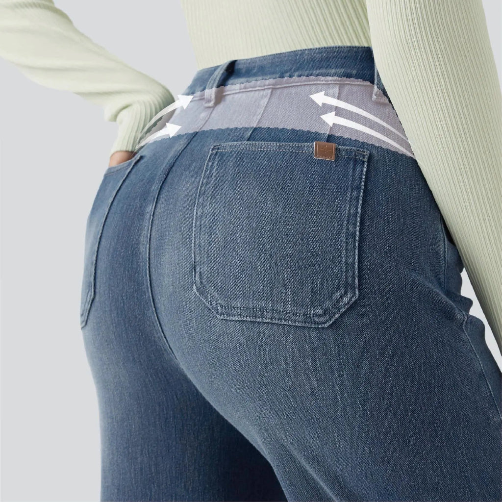 👖High Waisted Tummy Control Wide Leg Jeans