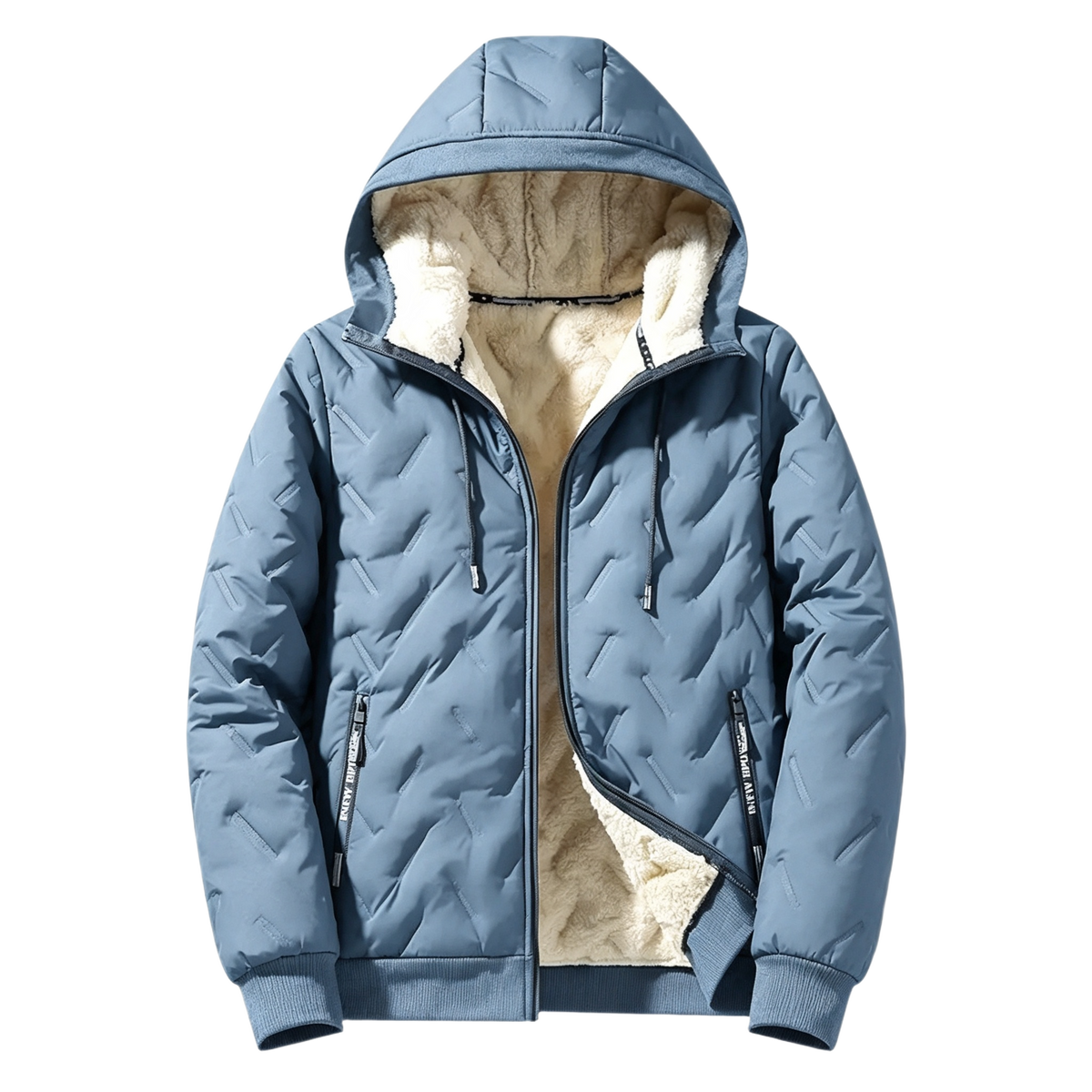 Unisex Fleece‐Lined Hooded Winter Jacket