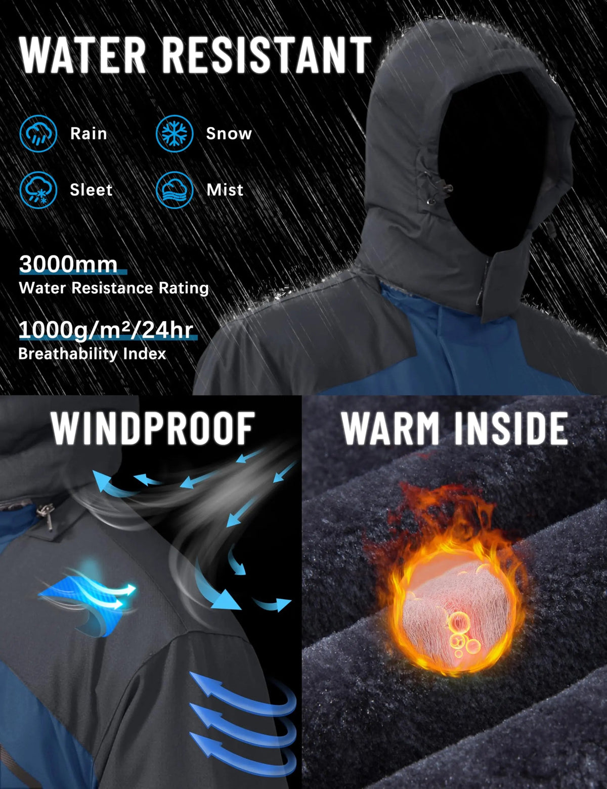 💝💝BESTSELLER| Men's Fleece-Lined Outdoor Jacket