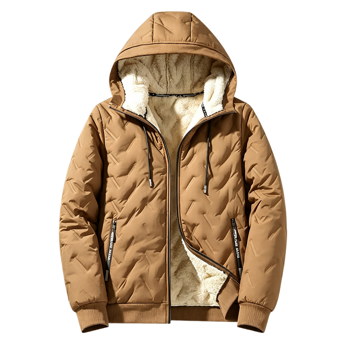 Unisex Fleece‐Lined Hooded Winter Jacket