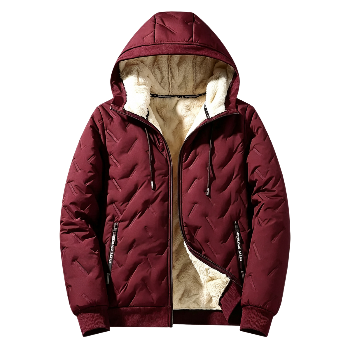 Unisex Fleece‐Lined Hooded Winter Jacket