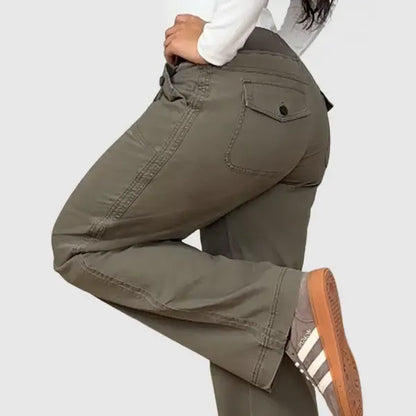 ⚡FINAL SALE⚡- 8 PACK WOMEN`S HIGH STRETCH MID RISE STRAIGHT PANTS