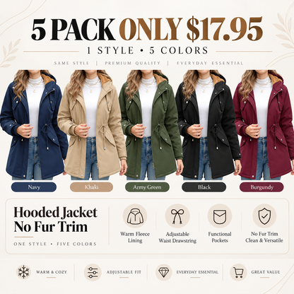 🔥Limited Hot Sale 50% OFF🎁🧥3-in-1 Plaid Waterproof Jacket for Women– Rain, Wind & Cold, All Covered