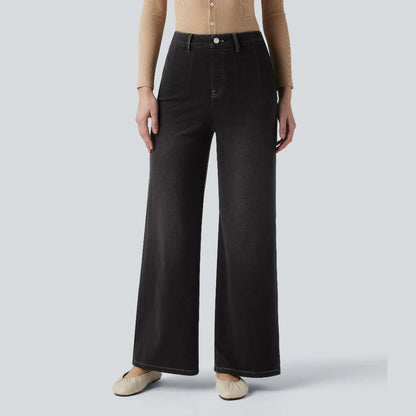 👖High Waisted Tummy Control Wide Leg Jeans