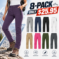 8 PACk(Light Gray+Black+Navy Blue+Dark Gray+White+Hot Pink+Khaki+Olive Green)$25.95