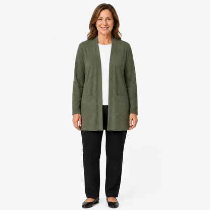 Women's Lightweight Open-Front Longline Cardigan Bundles