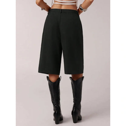 Women's Bermuda Shorts – Comfortable Fit Business Casual Summer Shorts