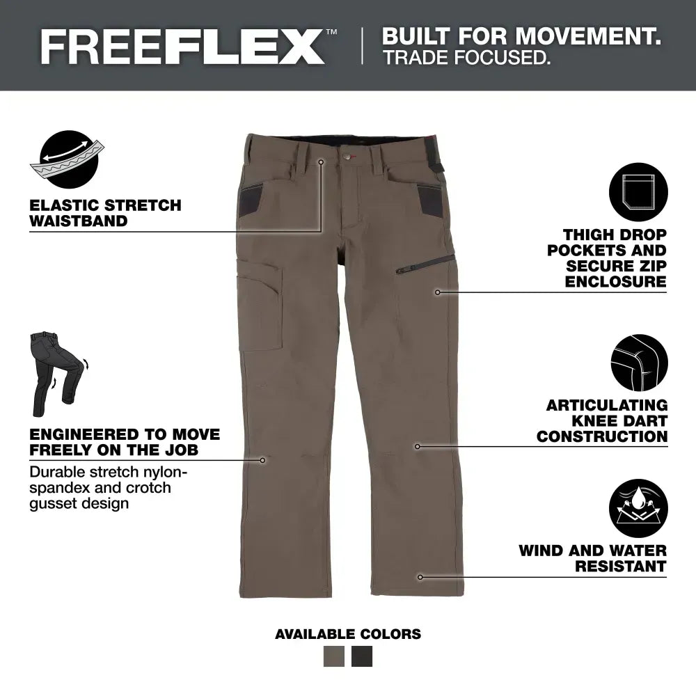 Men's  FREEFLEX Tech Work Pants with 7 Pockets