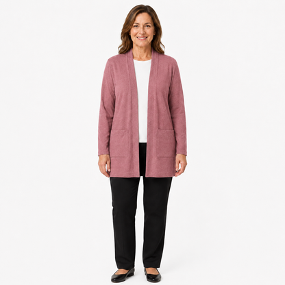 Women's Lightweight Open-Front Longline Cardigan Bundles