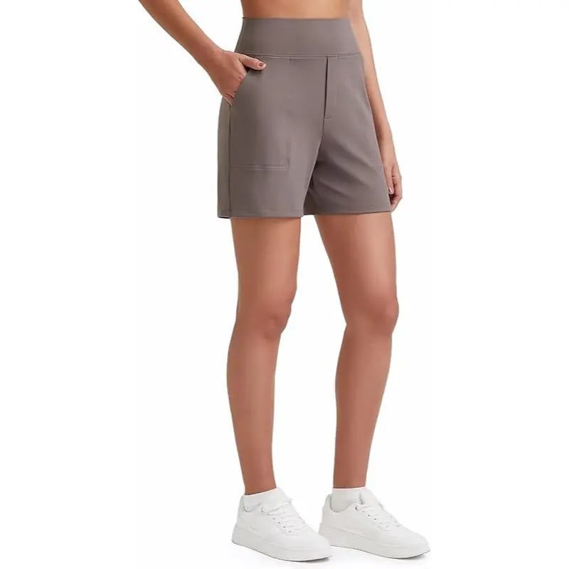 Women's Athletic Shorts✨ High Waisted Running Yoga Shorts Summer Casual Burmuda Shorts🌟 with Pockets Activewear💥