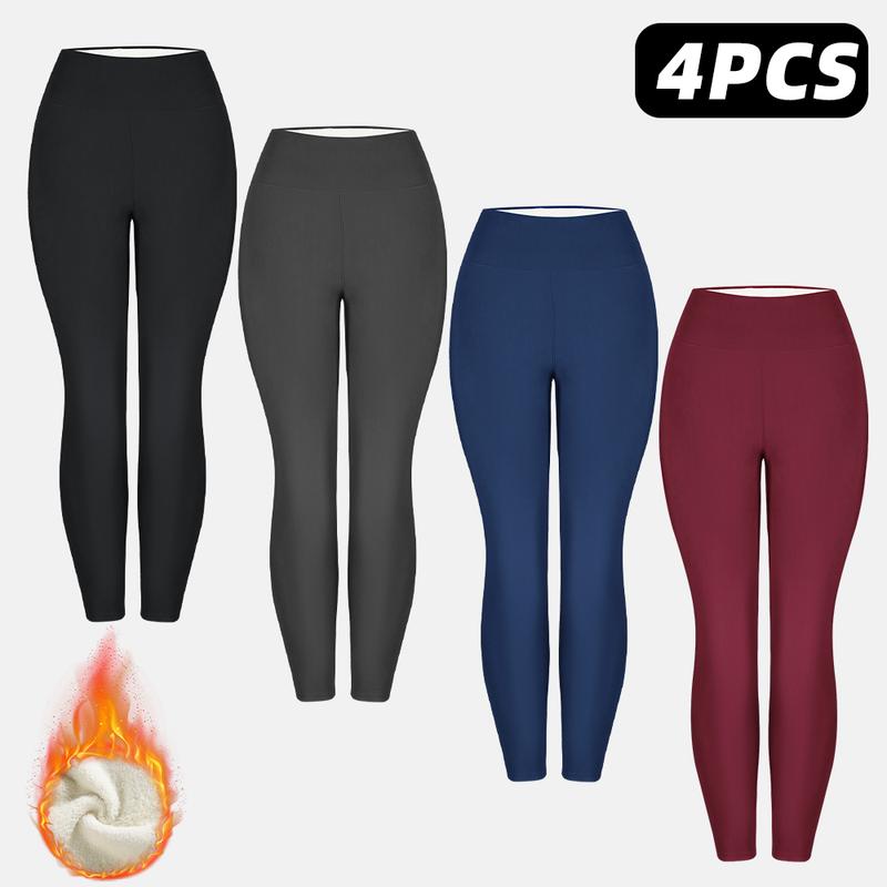 Thermal Thick FLeece Lined Leggings for Winter Warm Against Cold
