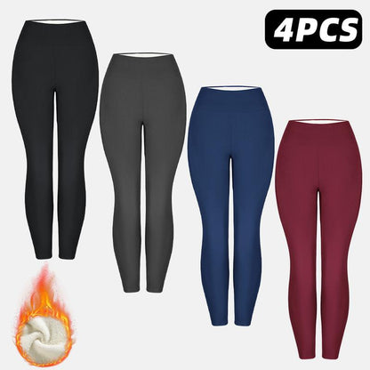 Thermal Thick FLeece Lined Leggings for Winter Warm Against Cold