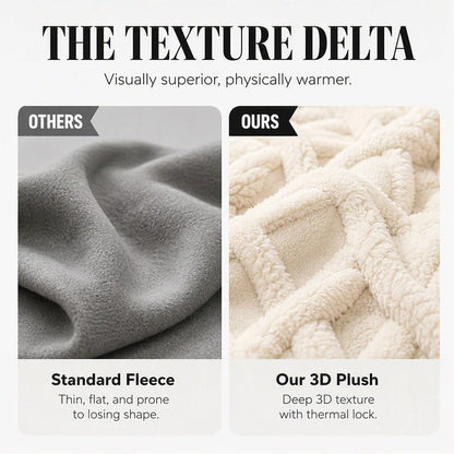Textured Fleece-Look Hoodie And Pants Set