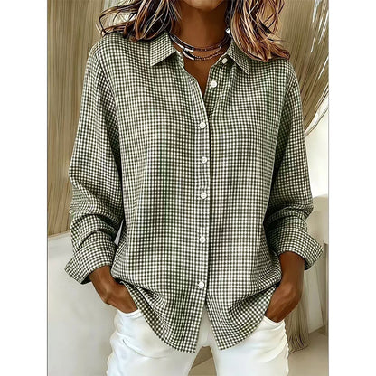 ✨Fresh Drop - Relaxed Fit Plaid Button-Up
