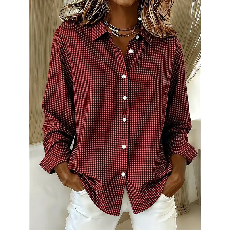✨Fresh Drop - Relaxed Fit Plaid Button-Up