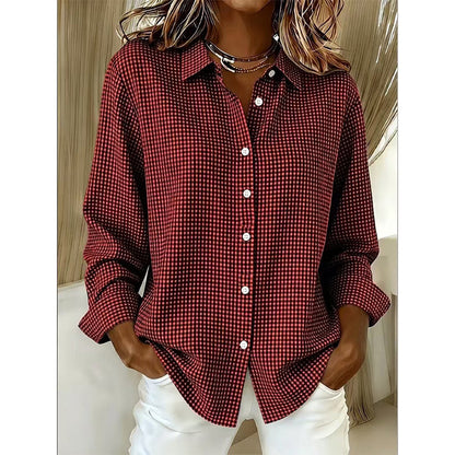 ✨Fresh Drop - Relaxed Fit Plaid Button-Up