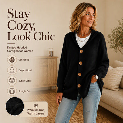 ☁️ Everyday comfort | Women's hooded sweater and cardigan