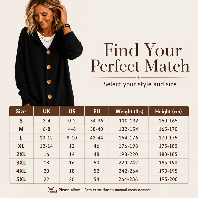 ☁️ Everyday comfort | Women's hooded sweater and cardigan