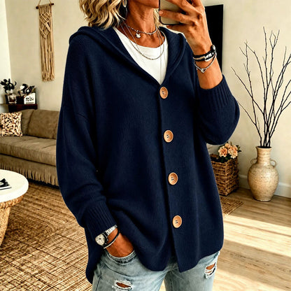 ☁️ Everyday comfort | Women's hooded sweater and cardigan