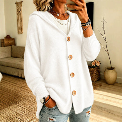 ☁️ Everyday comfort | Women's hooded sweater and cardigan