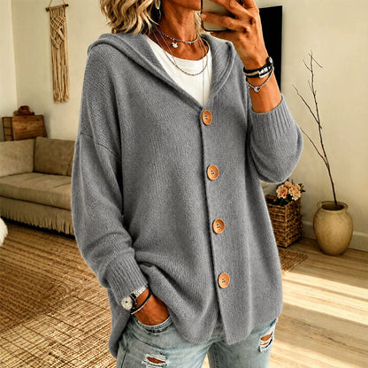 ☁️ Everyday comfort | Women's hooded sweater and cardigan